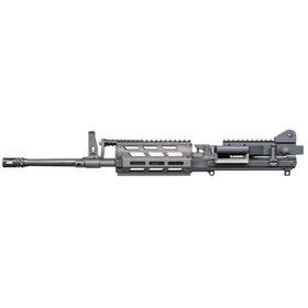 Piston fed AR-15 upper receiver with M-LOK handguard.